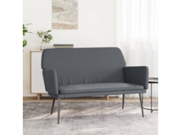 Vidaxl Banco 108x79x79 Cm Veludo Cinzento-escuro
