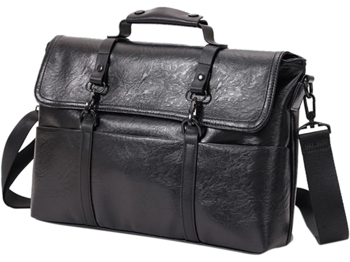 Nuobesty Bolsa Para Laptop Em Couro Pu, Modelo 1, Para Homens, Bolsa De Ombro Executiva Para Trabalho