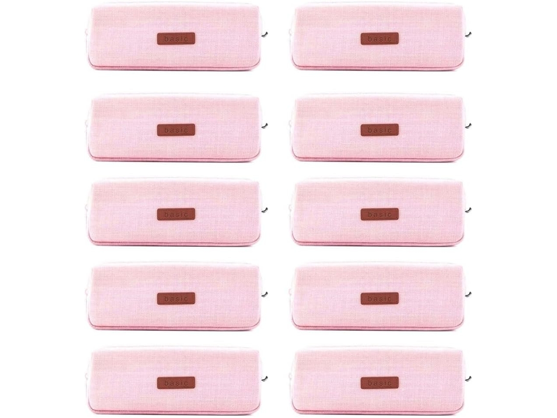 Conjunto De 10 Estojos Estéticos Para Estudantes, Bolsa Para Maquiagem, Material Escolar E De Escrit Gokoco