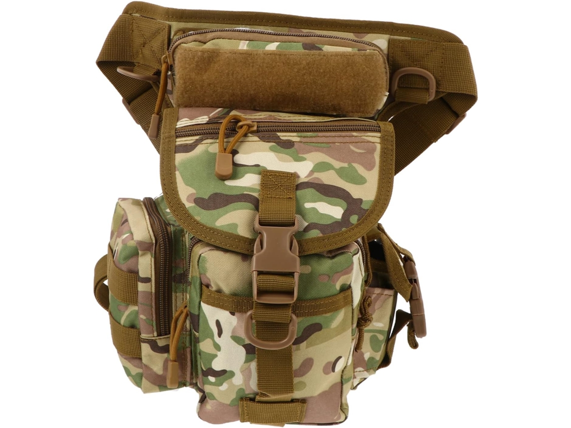 Bolsa De Perna Impermeável Em Tecido Oxford, Ideal Para Caminhadas, Camping E Atividades Ao Ar Livre, Com Bolso.