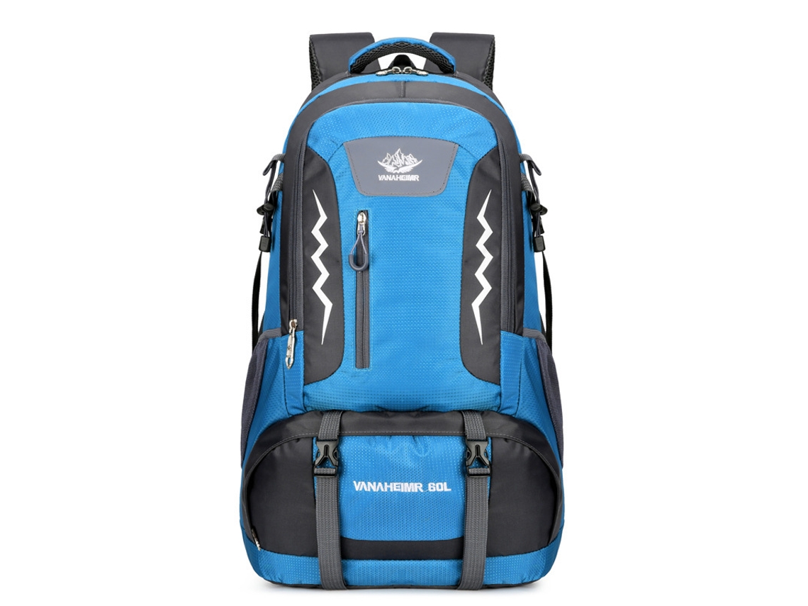 Mochila de caminhada para atividades ao ar livre (azul celeste), bolsa de viagem de grande capacidade.