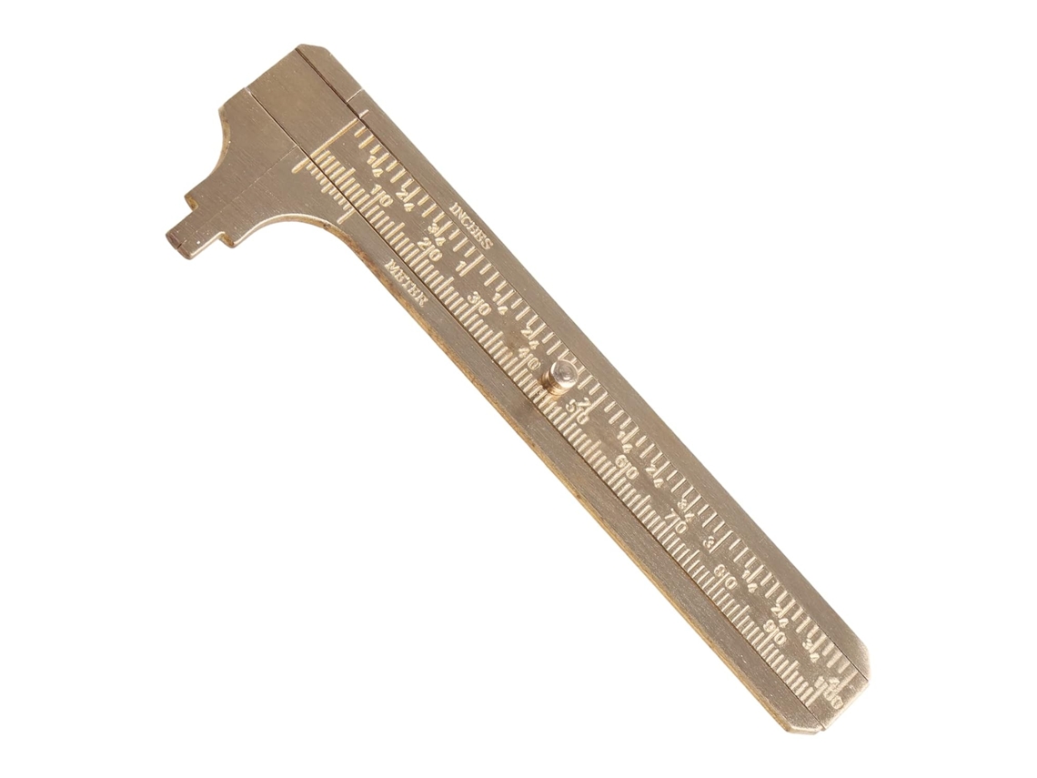 Paquímetro Deslizante Prático, Vernier De Latão, Régua, Ferramenta