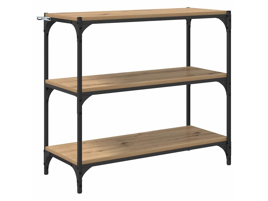 Estante Para Livros | Gabinete De Livros | Estante Carvalho Artesanal 80 X 33 X 70,5 Cm