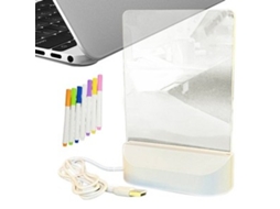 Quadro De Notas De Led Com Cores 5 X 6,7 Polegadas Quadro De Desenho Iluminado Por Led Eficiente Zeuxo