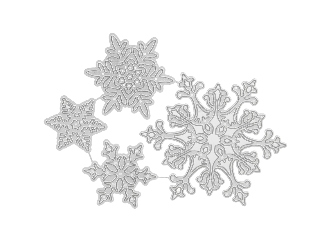 Troquel De Nieve Para Manualidades Acero Carbono Decoración Scrapbooking Tarjeta Diy