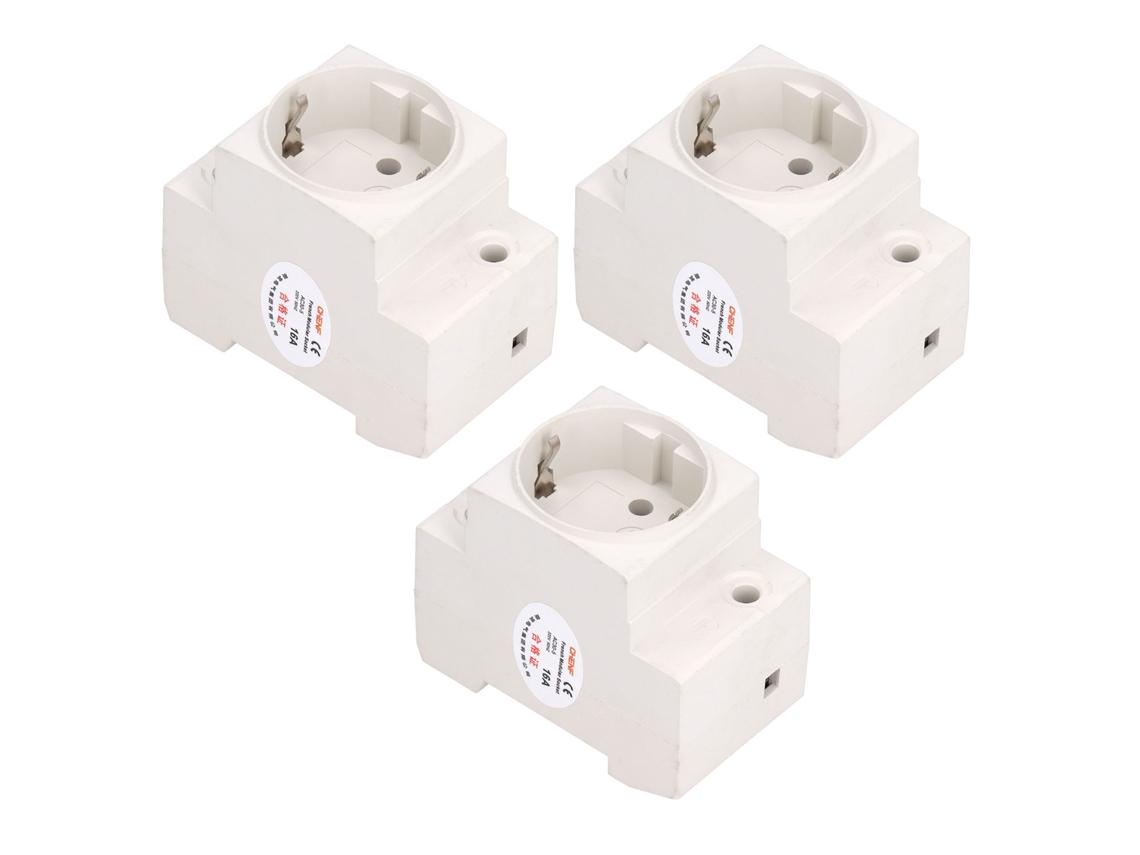 Laxiscreed Adaptador De Ranhura Para Presilhas De Energia 10-16a Industrial