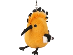 Chaveiro De Pelúcia Poupa, Mini Pingente 9,5 Cm Com Som Canto, Fofo