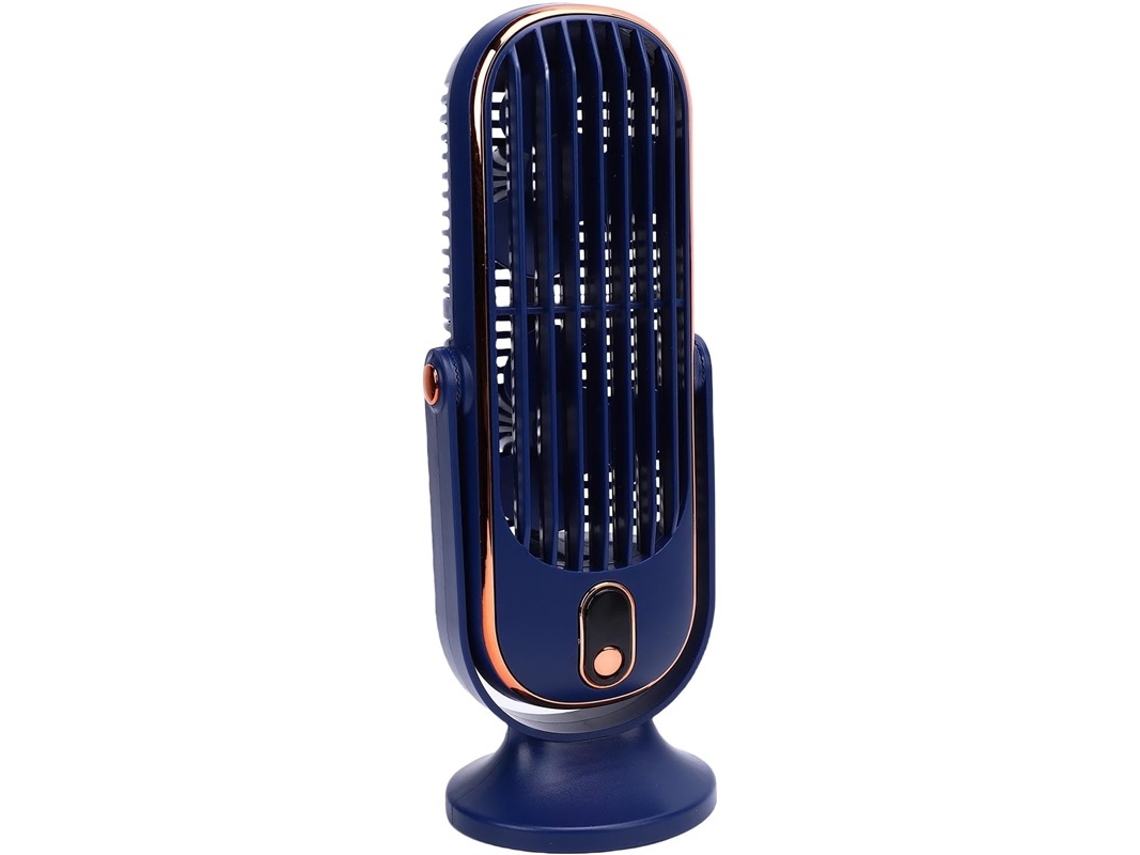 Ventilador Mesa Sem Hélices 5 Vel Motor Escovas Azul