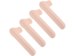 Conjunto De 4 Protetores Silicone Para Maçanetas Portas, Anticolisão