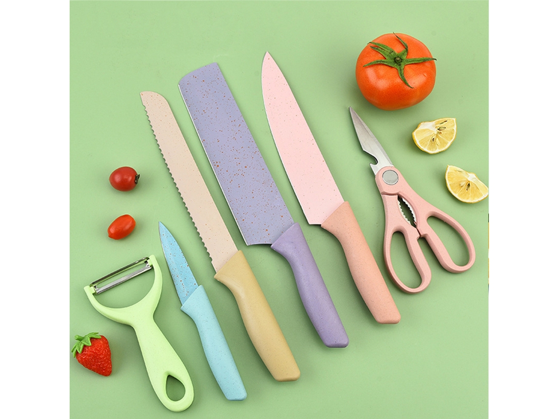 Conjunto de 6 Facas de Cozinha LAXISCREED
