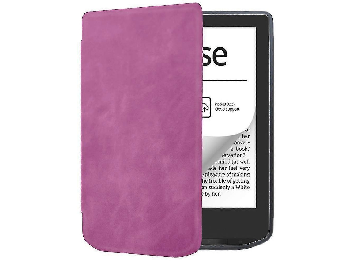 Capa De Couro Para E-reader Pocketbook Verse Pro, Proteção, Sono E Ativação Automáticarose