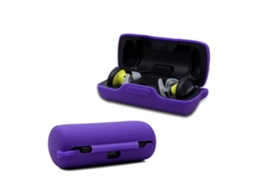 Capa De Silicone Bose Soundsport Free Com Fivela Roxo Brilvibera