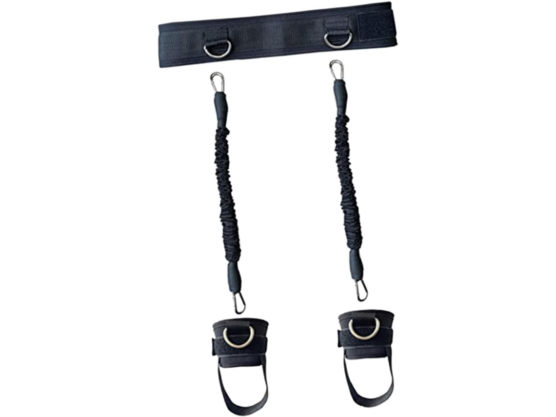Faixas De Resistência Bounce Trainer Fitness, Com Tubos Para Tornozelo, Ideais Treinamento Profissional