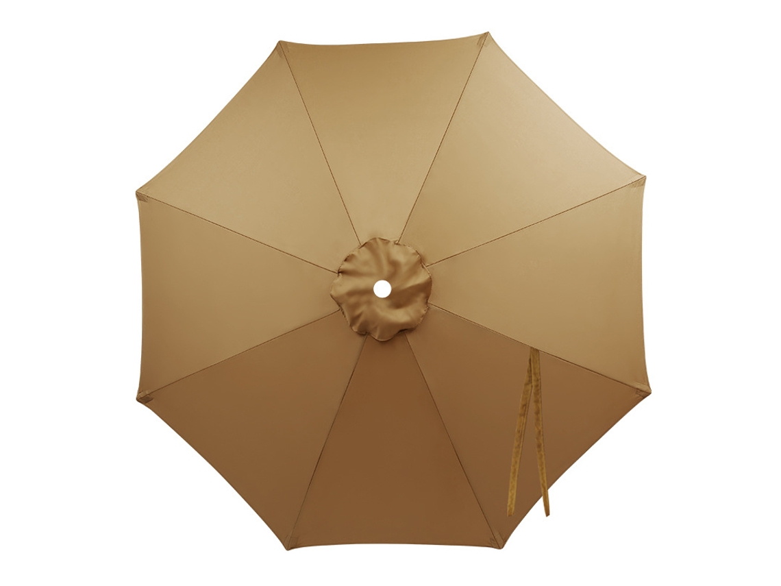 Cobertura de Reposição HENTEN HOME para Guarda sol com 6 Varetas (cáqui 3m Sem Armação de Guarda chuva)