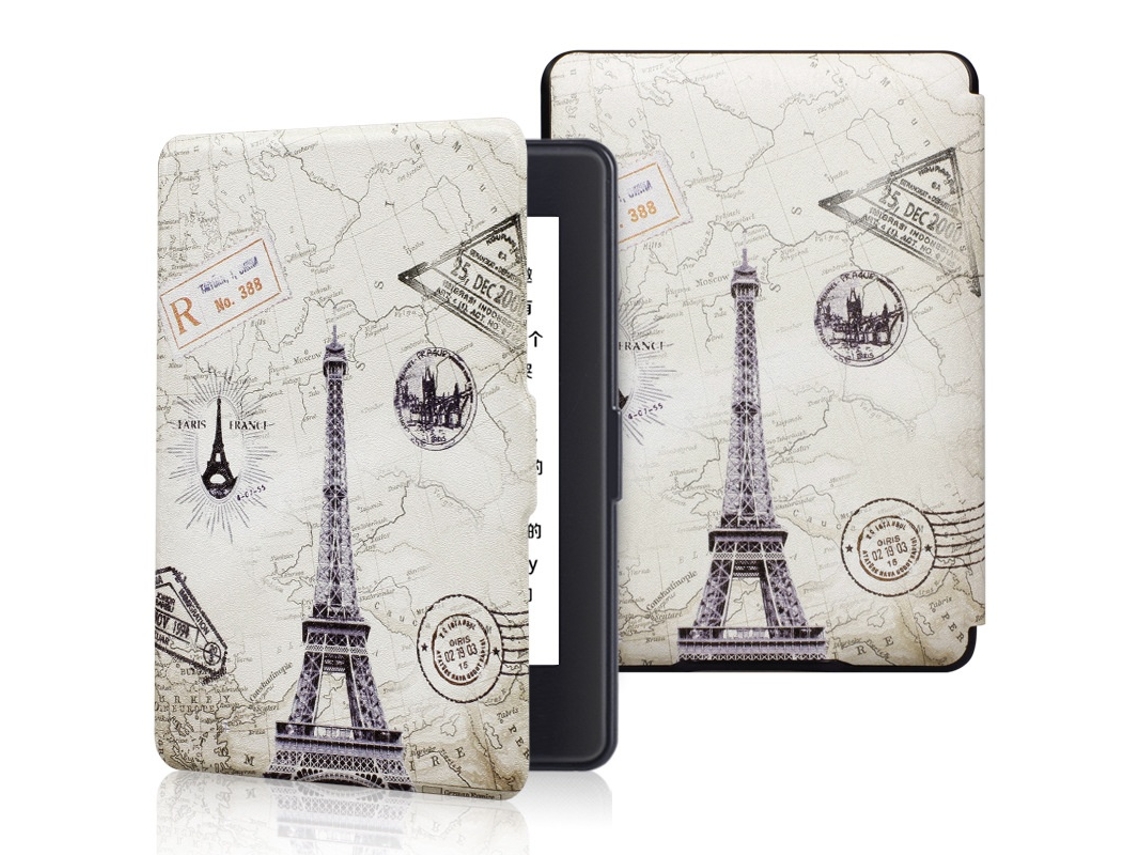 Capa Protetora Para E-reader Compatível Com Kindle Paperwhite 5 Em Couro Elysve