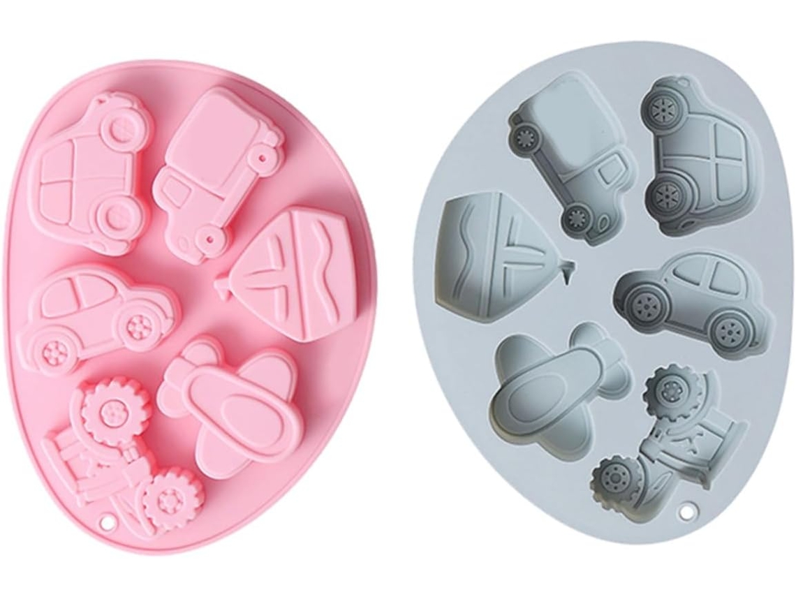 Forma De Silicone De 2 Peças Para Chocolate E Confeitaria.
