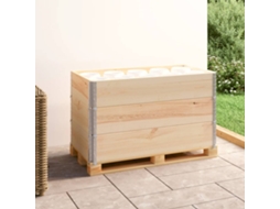 Vidaxl Colares Para Paletes 3 Pcs 50x100 Cm Madeira De Pinho Maciça