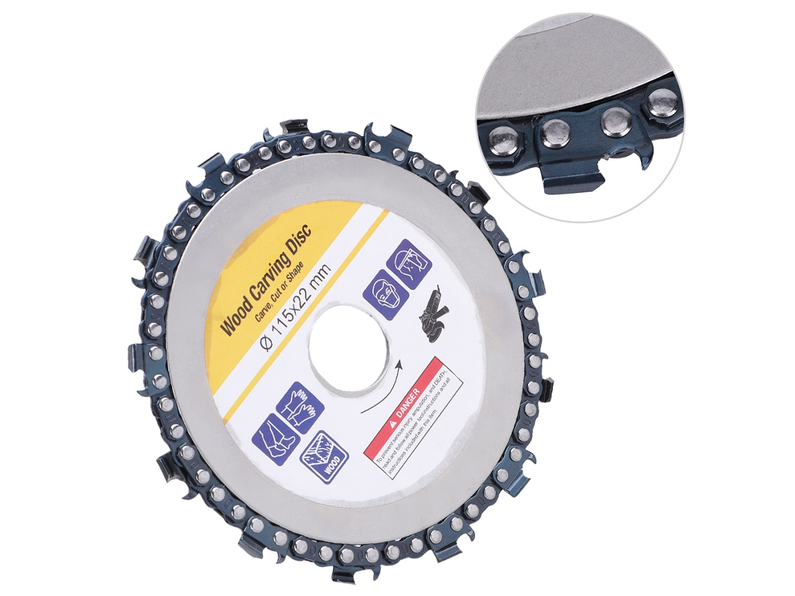 Laxiscreed Disco De Serra Para Esmeriladora 4.5" Para Madeira E Cortes Em Curvas