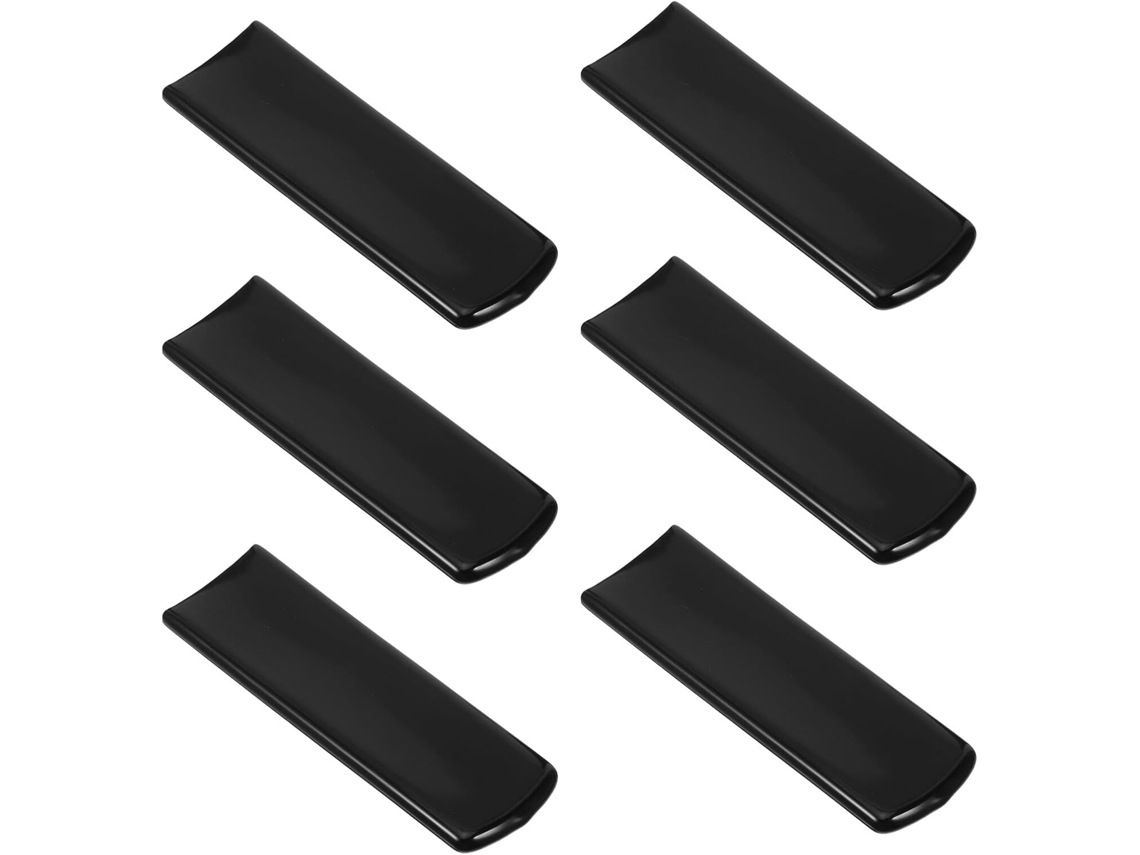 Conjunto De 6 Capas Protetoras Pretas Em Pvc Para Válvulas Esfera –