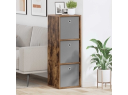 Vidaxl Buffet Com Gaveta Carvalho Defumado 35 X 32 X 99,5 Cm