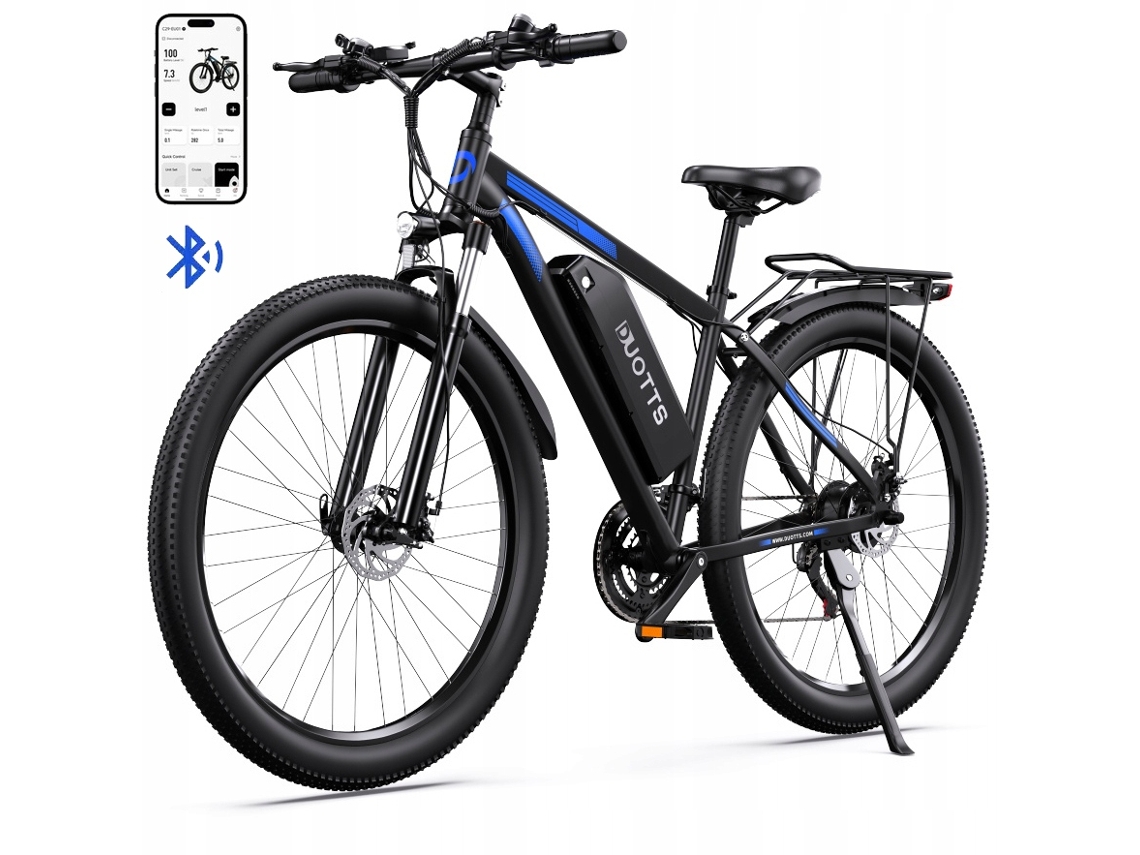 Bicicleta Elétrica Duotts C29 750w 48v 15ah 50km/h 60km 29 Polegadas Freio A Disco Com Função De Aplicativo