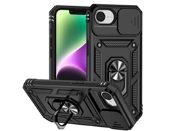 Capa Para Iphone 16e - Suporte Deslizante Para Câmera