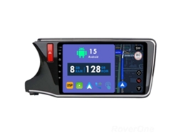 Auto Rádio Carro Bluetooth Autoradio 8GB RAM 128G ROM CarPlay Navegação GPS Ecrã Táctil RoverOne para Honda Civic 2000-2006  