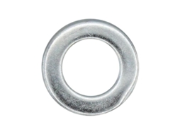 Arandela Plana Din125 Hv 140 Zinc 14 C 200 Chavesbao