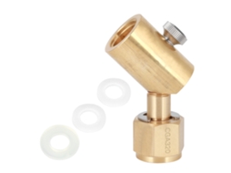 Adaptador Primerox de recarga Co2 CGA320 com válvula para Sodastream Soda Club