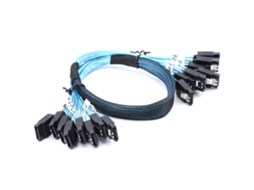Pacote Com 8 Cabos De Dados Satasas 7 Pinos E 6 Gbps Para Conexão A