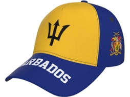 Boné Unissex com Bandeira Barbados, Leve, Ajustável, Estilo Hip Hop | S/MARCA