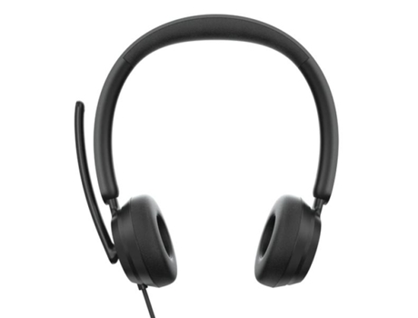 Designed By Microsoft Modern Usb C Headset Auscultadores Com Fios Fita De Cabeça Escritório/call Center Usb Type C Preto Incase