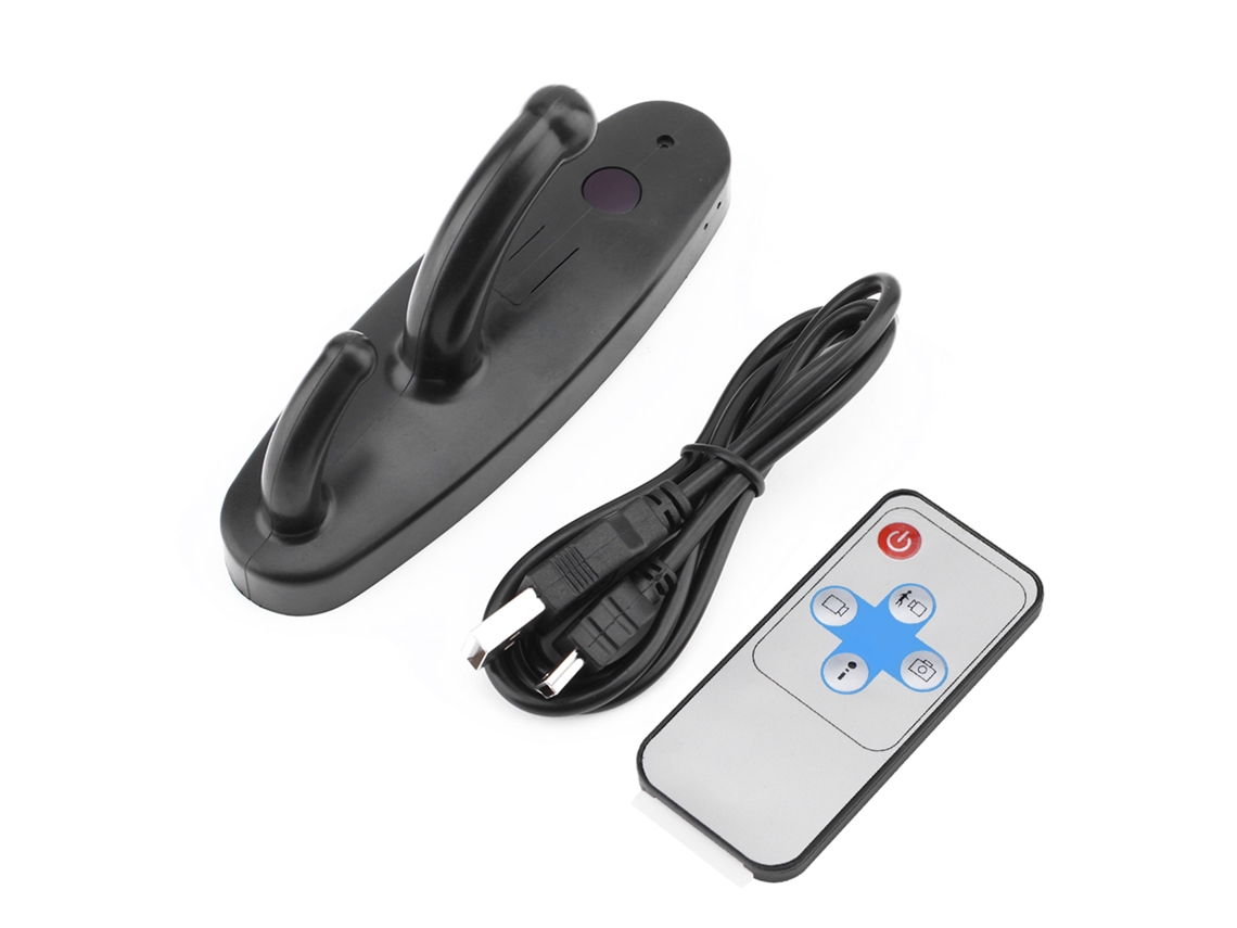 Câmera com Forma de Cabide, DVR com Detecção de Movimento, HD e Slot para Cartão TF | S/MARCA