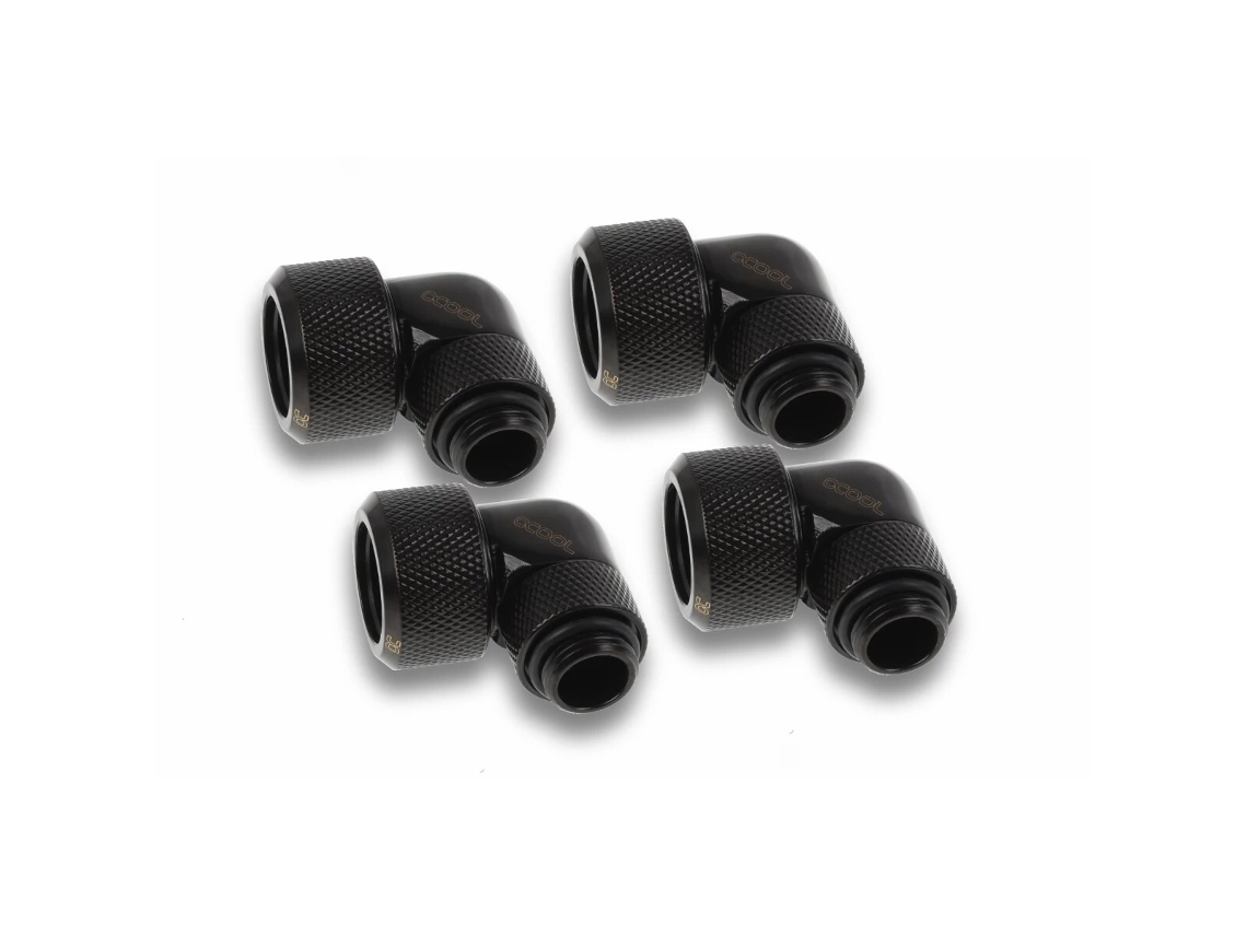 Conjunto de 4 Eiszapfen 16 Mm 90 Curvas de Arrefecimento de Água ALPHACOOL