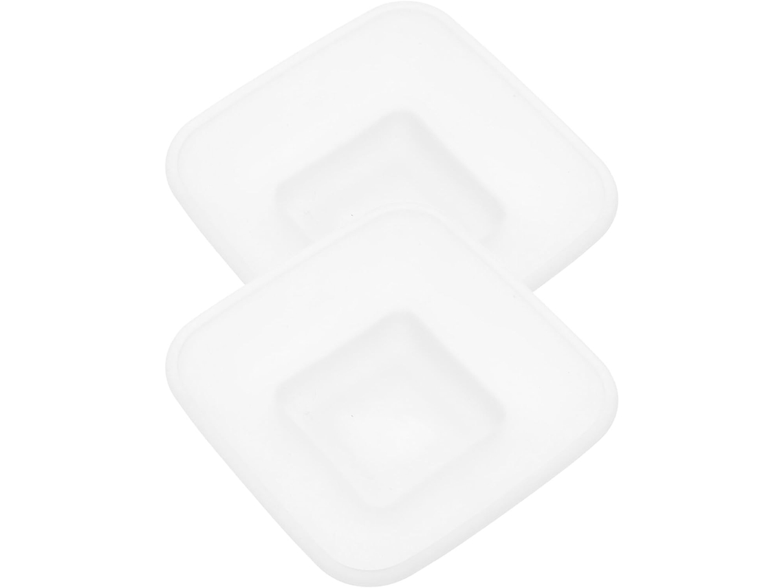 Kit De 2 Saboneteiras De Vidro Transparente Antiderrapantes, Com Design Elegante E Minimalista Para Banheiro, Cozinha E