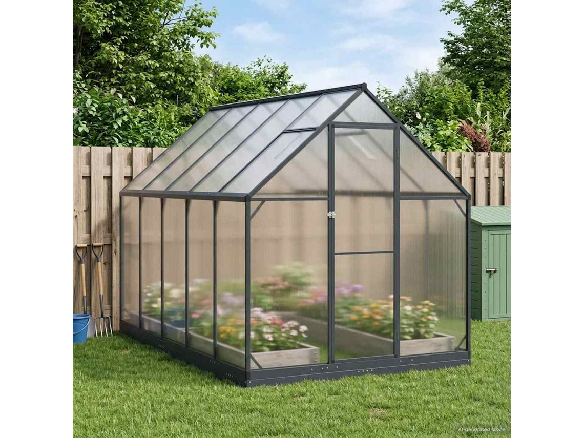 Vidaxl Estufa De Jardim 183,5 X 303,5 X 207 Cm