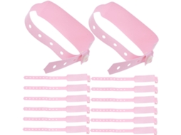 Pulseiras De Identificação Médica Callaron Para Hospitais, Rosa, Resistentes A Líquidos E Com Possibilidade De Escrita