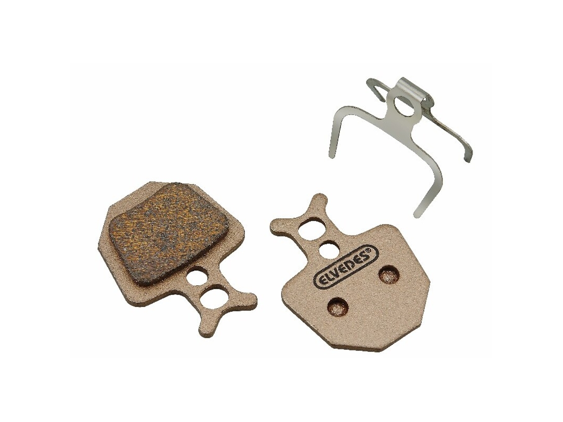 Par de pastilhas de travão de bicicleta metálicas Elvedes Formula Oro (K18)