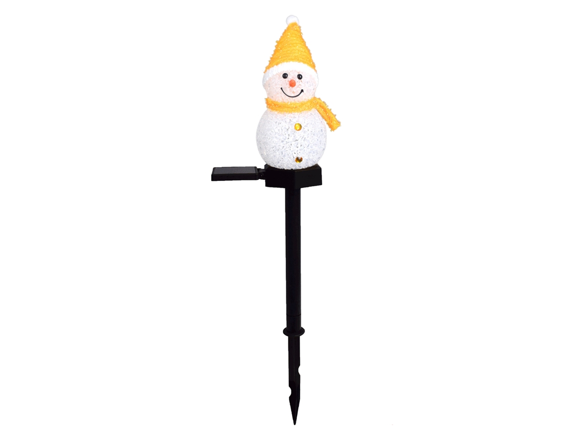 Lâmpada Solar De Natal Amarela Laxiscreed Para Estacionamento, 3v, 40-45cm Em Plástico
