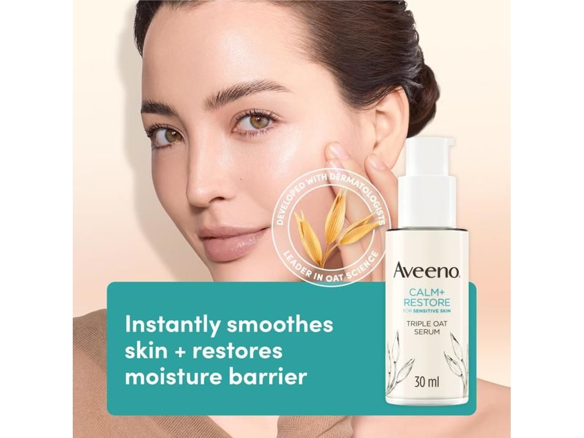 Soro Facial Com Triplo Complexo De Aveia 30 Ml Aveeno