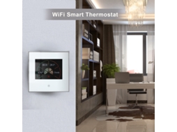 Termostato WiFi Programável, App e Alexa, Piso Elétrico, 16A | S/MARCA