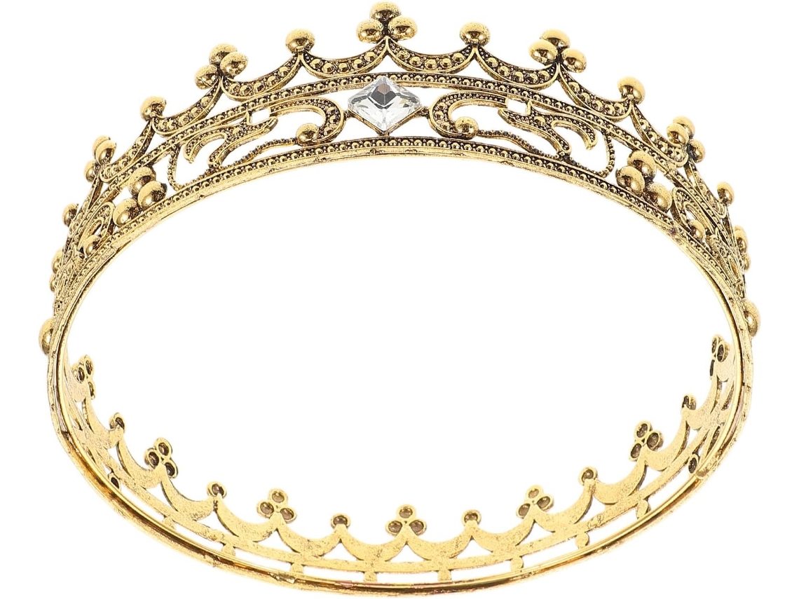 Coroa De Flores De Casamento Ciieeo Elegante Em Liga Metálica Com Strass, Acessório Versátil Para Festas.