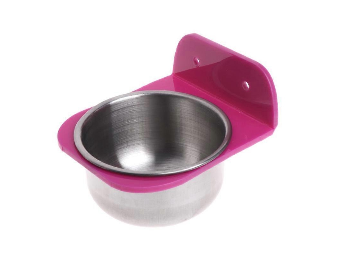 Tigela de Aço Inoxidável para Comida e Água, Comedouro para Pássaros, Gaiola para Cães e Papagaios, Tamanho G AQUAFORGE