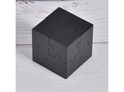Brinquedo De Alívio De Forma Quadrada 3d Para Montar Brinquedo Educacional De Pensamento Lógico Preto Slowmoose