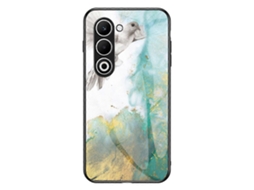 Capa Protetora Para Oppo A5 5g Com Padrão De Mármore, Vidro Temperado Pc Tpu, Capa Protetora Para Celular Flying Pigeon Marmor