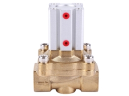 Válvula De Controle Neumática De Latão Com Vedação Ptfe Válvula De Vácuo 0~1.0mpa (2q160-15)