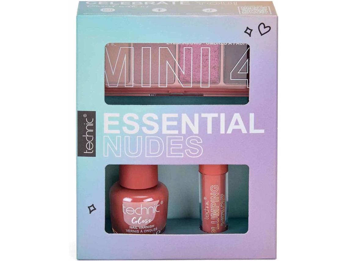 Conjunto de Maquilhagem TECHNIC Essential Nudes