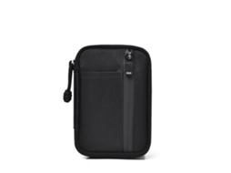 Bolsa Multifuncional Para Organização, Chaveiro E Cartão, Para Fones De Ouvido, Moedas E Chaves De Carro, Preto, 12,5*8,5*2,5cm