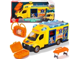 Veículo De Socorro Ambulância Interativa Acessórios Som E Luz Dickie Toys
