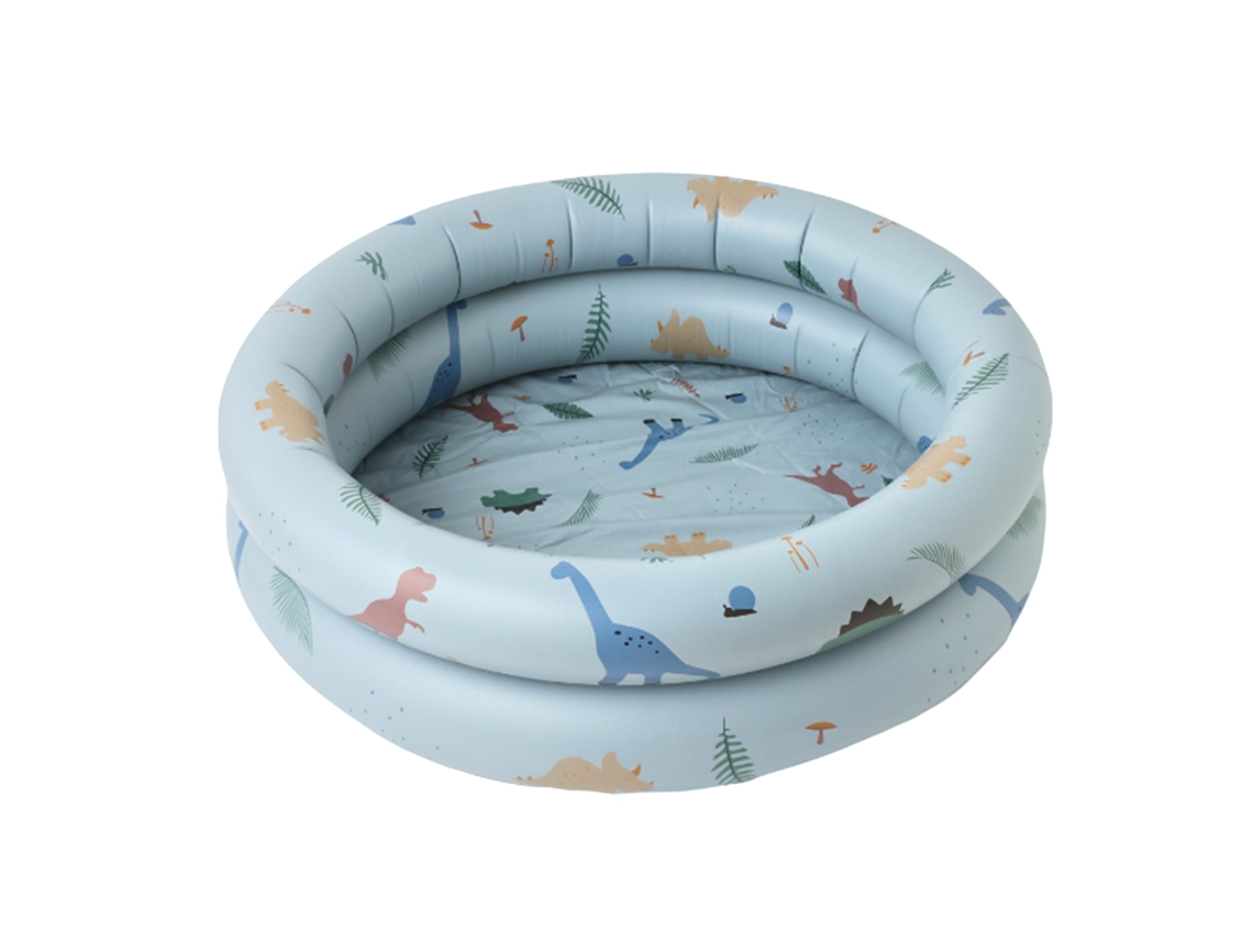 Mali piscina Inflável Infantil Redonda Multifuncional Pvc Anti vazamento para Brincar e Nadar Azul